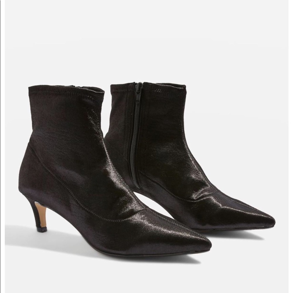 Top shop satin kitten bootie 😻